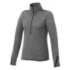 Elevate Women's Heather Charcoal/Black Dege Eco Knit Half Zip -Elevate 98306 986