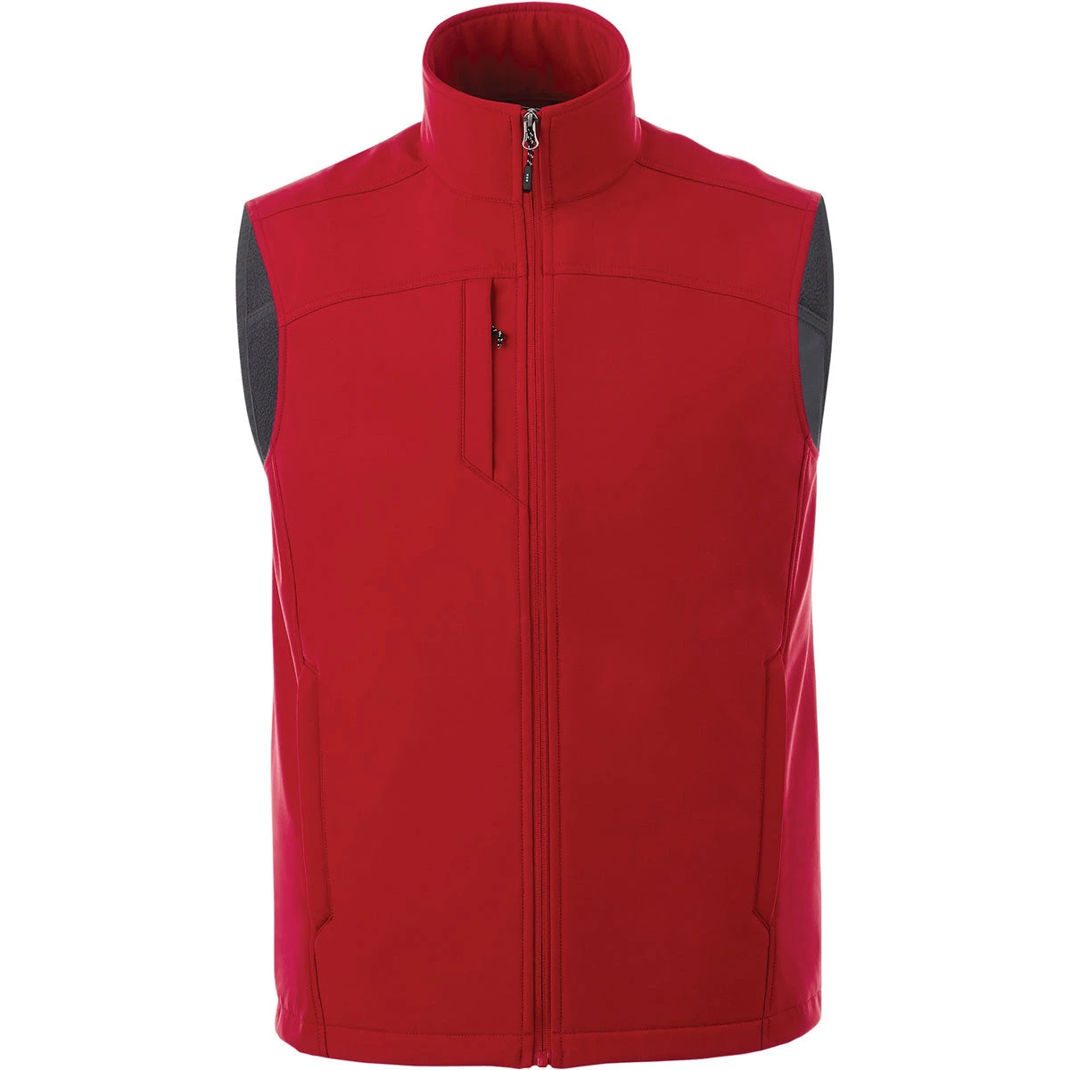 Elevate Men's Team Red Stinson Softshell Vest 3 Elevate Men's Team Red Stinson Softshell Vest