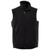 Elevate Men's Black Stinson Softshell Vest -Elevate TM12501 Black F