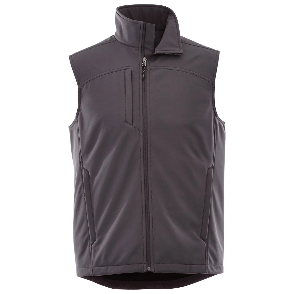 Elevate Men's Grey Storm Stinson Softshell Vest 3 Elevate Men's Grey Storm Stinson Softshell Vest