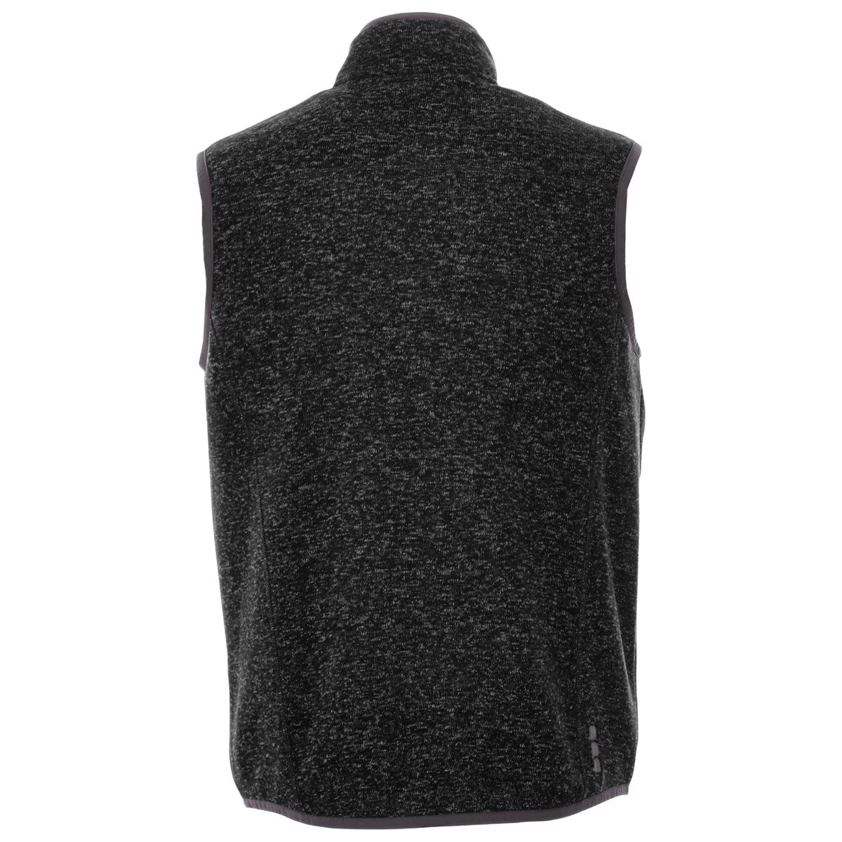 Elevate Men's Black Smoke Heather Fontaine Knit Vest 4 Elevate Men's Black Smoke Heather Fontaine Knit Vest - Image 2