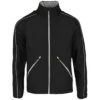 Elevate Men's Black/Silver Rincon Eco Packable Jacket 1 Elevate Men's Black/Silver Rincon Eco Packable Jacket -Elevate TM12725 995 F