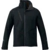 Elevate Men's Black Peyto Softshell Jacket 2 Elevate Men's Black Peyto Softshell Jacket -Elevate TM12907 Black F