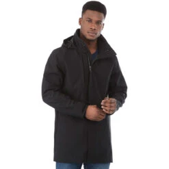 Elevate Men's Black Manhattan Softshell Jacket -Elevate TM12934 Black HTF