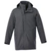 Elevate Men's Grey Storm Manhattan Softshell Jacket