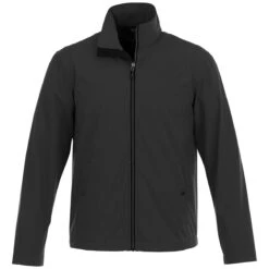 Elevate Men's Black Karmine Softshell Jacket