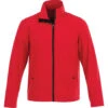 Elevate Men's Team Red Karmine Softshell Jacket -Elevate TM12937 Team Red F