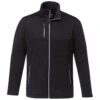 Elevate Men's Black Joris Eco Softshell Jacket -Elevate TM12940 Black F