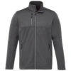 Elevate Men's Heather Dark Charcoal Joris Eco Softshell Jacket -Elevate TM12940 Heather Dark Charcoal F