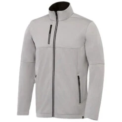 Elevate Men's Silver Heather Joris Eco Softshell Jacket -Elevate TM12940 Silver Heather S