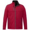 Elevate Men's Vintage Red Heather Joris Eco Softshell Jacket -Elevate TM12940 Vintage Red Heather F
