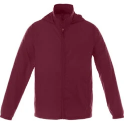 Elevate 35 Elevate Men's Maroon Darien Packable Lightweight Jacket