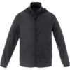 Elevate Men's Black Darien Packable Jacket -Elevate TM12983 Black F