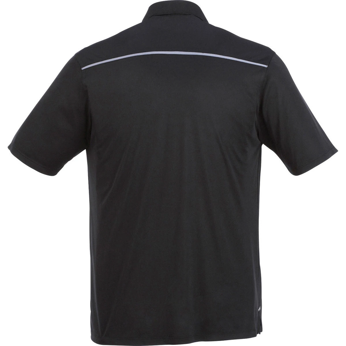 Elevate Men's Black Albula Short Sleeve Polo 4 Elevate Men's Black Albula Short Sleeve Polo - Image 2