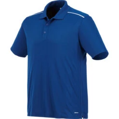 Elevate Men's Metro Blue Albula Short Sleeve Polo