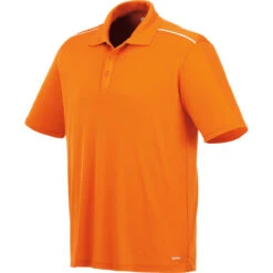 Elevate Men's Saffron Albula Short Sleeve Polo