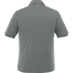 Elevate Men's Steel Grey Kiso Short Sleeve Polo -Elevate TM16209 Steel Grey B