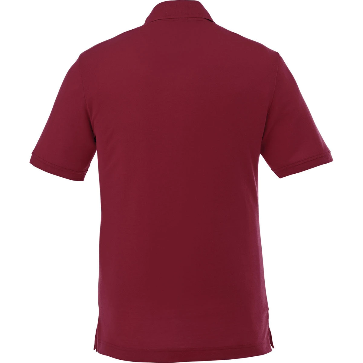 Elevate Men's Maroon Crandall Short Sleeve Polo 4 Elevate Men's Maroon Crandall Short Sleeve Polo - Image 2