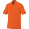 Elevate Men's Orange Crandall Short Sleeve Polo -Elevate TM16222 Orange F