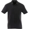 Elevate Men's Heather Dark Charcoal Acadia Short Sleeve Polo 1 Elevate Men's Heather Dark Charcoal Acadia Short Sleeve Polo -Elevate TM16224 Heather Dark Charcoal F