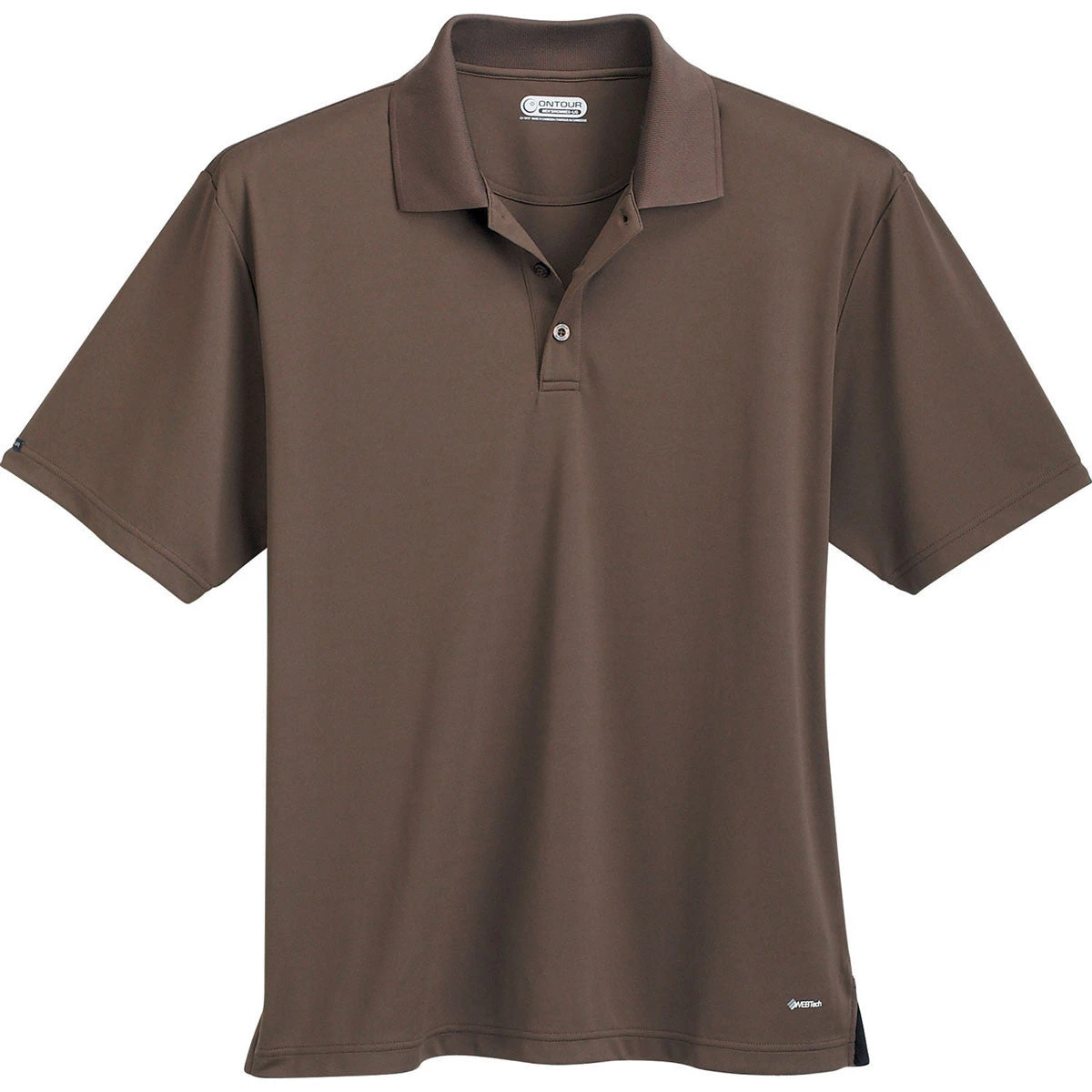 Elevate Men's Mocha Moreno Short Sleeve Polo 3 Elevate Men's Mocha Moreno Short Sleeve Polo