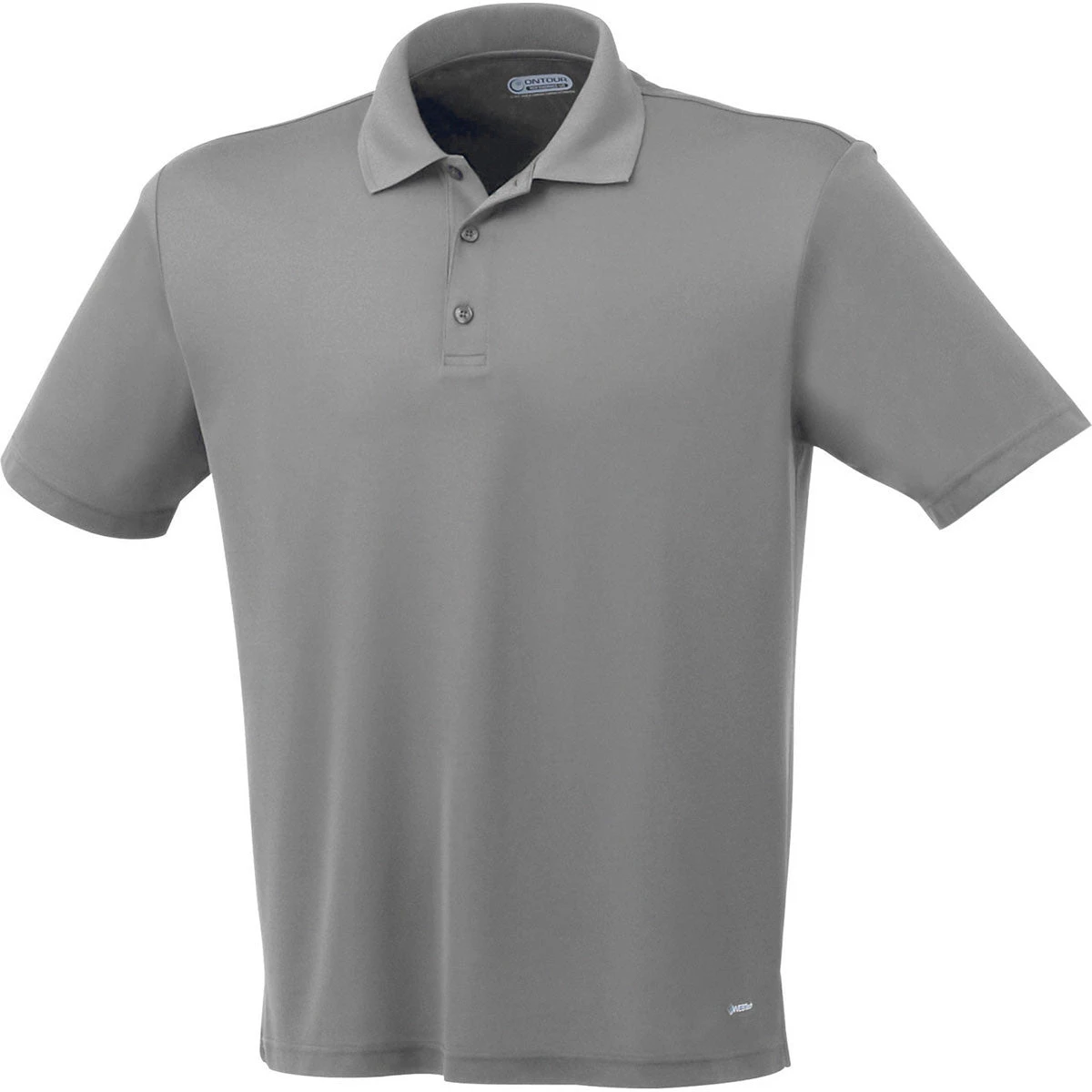 Elevate Men's Steel Grey Moreno Short Sleeve Polo 3 Elevate Men's Steel Grey Moreno Short Sleeve Polo