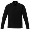 Elevate Men's Black Mori Long Sleeve Polo Tall -Elevate TM16255T Black F
