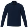 Elevate Men's Navy Mori Long Sleeve Polo Tall -Elevate TM16255T Navy F
