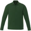 Elevate Men's Forest Green Mori Long Sleeve Polo -Elevate TM16255 Forest Green F