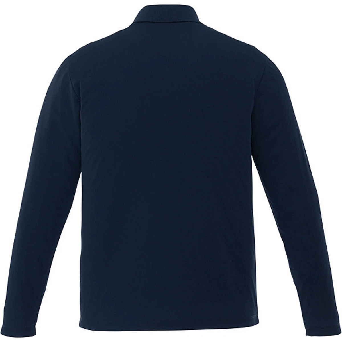 Elevate Men's Navy Mori Long Sleeve Polo 4 Elevate Men's Navy Mori Long Sleeve Polo - Image 2