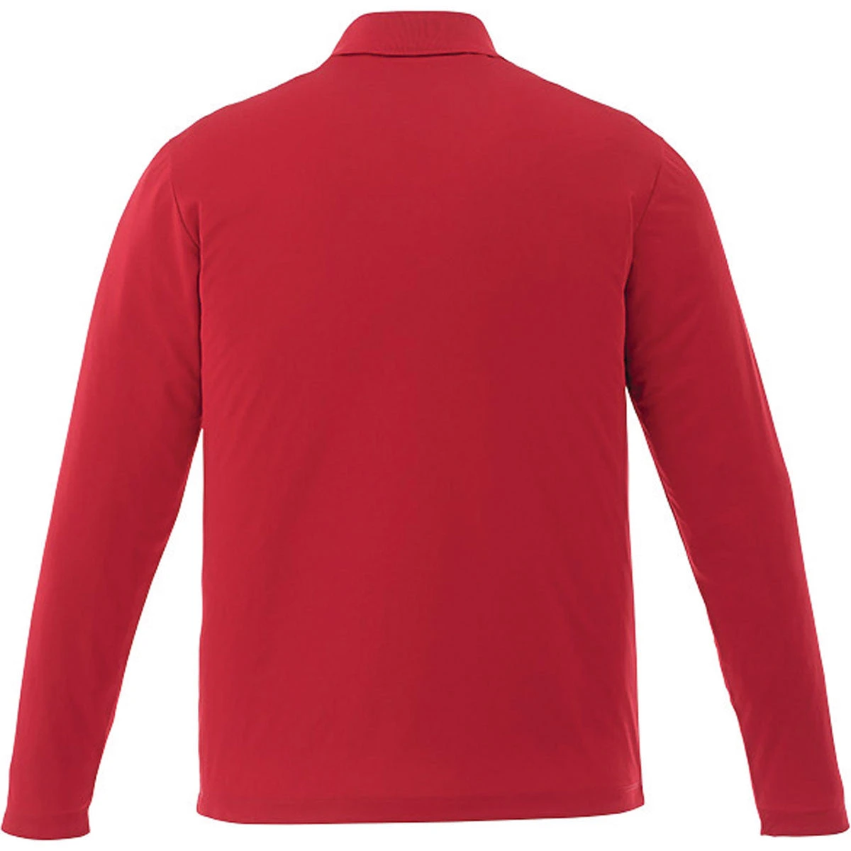 Elevate Men's Team Red Mori Long Sleeve Polo 4 Elevate Men's Team Red Mori Long Sleeve Polo - Image 2
