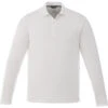 Elevate Men's White Mori Long Sleeve Polo -Elevate TM16255 White F