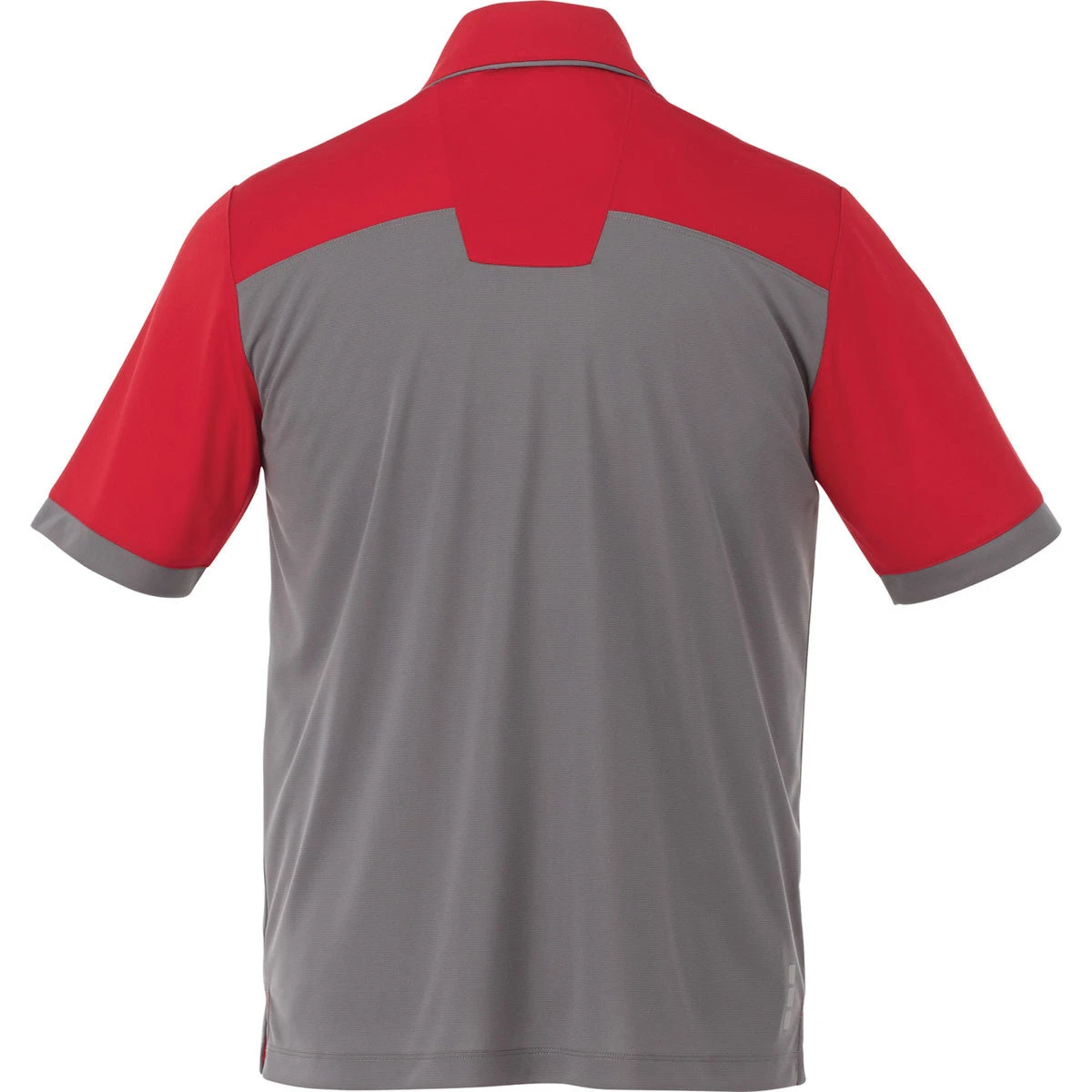 Elevate Men's Team Red/Steel Grey Mack Short Sleeve Polo 4 Elevate Men's Team Red/Steel Grey Mack Short Sleeve Polo - Image 2