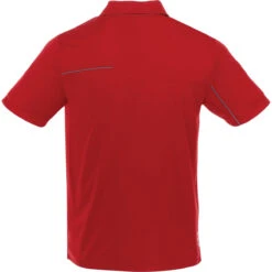Elevate Men's Team Red/Steel Grey Wilcox Short Sleeve Polo -Elevate TM16309 Team Red Steel Grey B