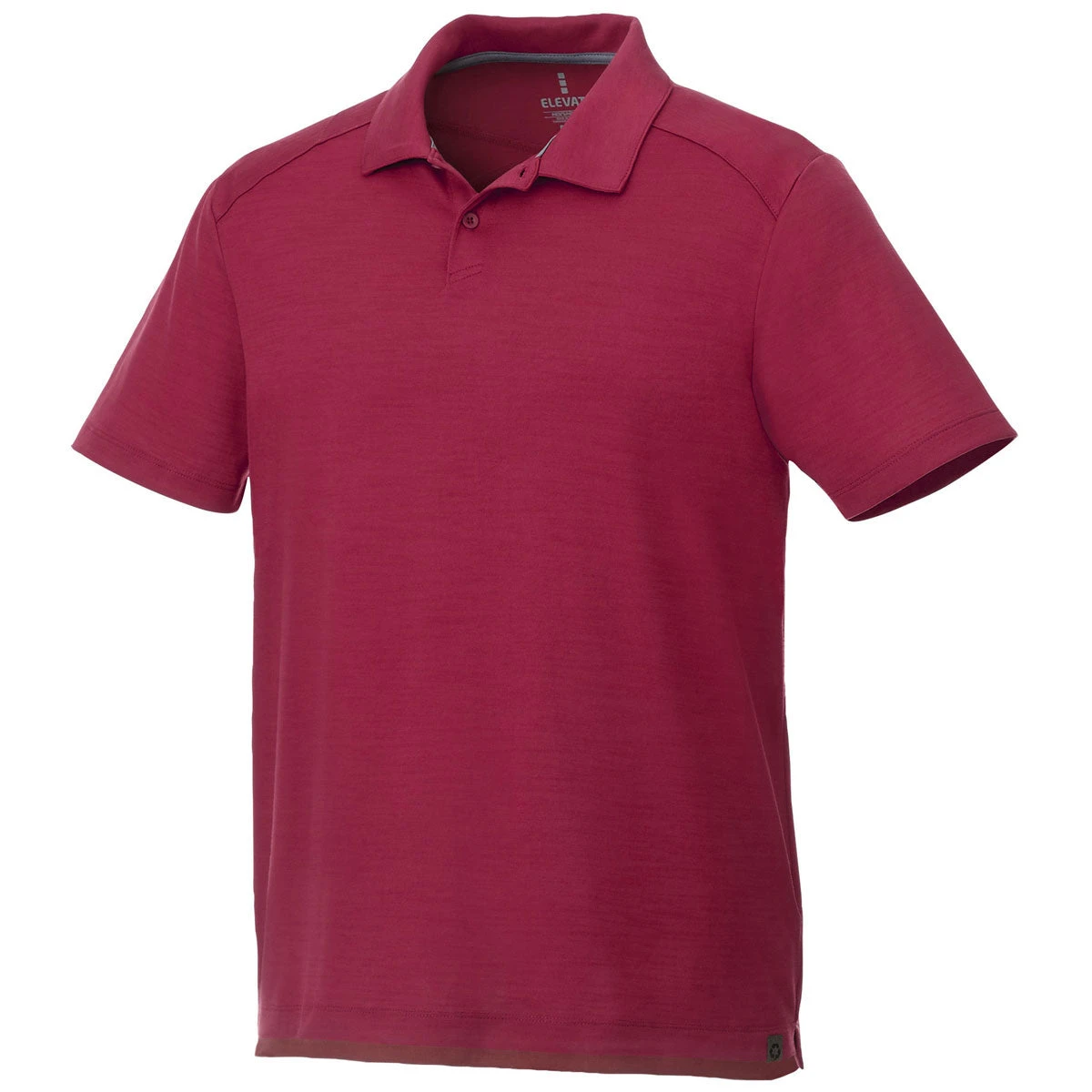 Elevate Men's Vintage Red Amos Eco Short Sleeve Polo 3 Elevate Men's Vintage Red Amos Eco Short Sleeve Polo
