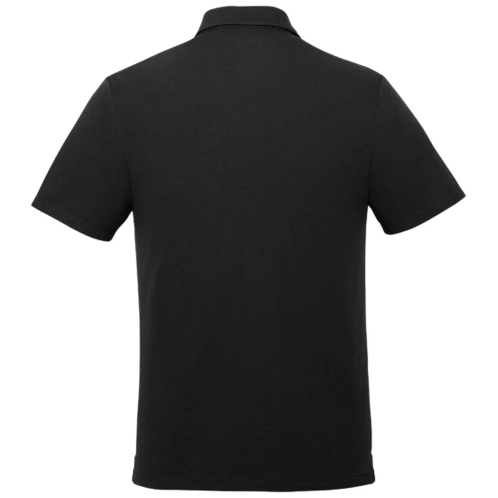 Elevate Men's Black Somoto Eco Short Sleeve Polo 4 Elevate Men's Black Somoto Eco Short Sleeve Polo - Image 2