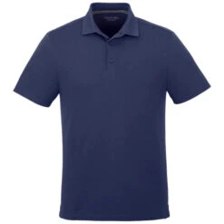Elevate Men's Vintage Navy Somoto Eco Short Sleeve Polo