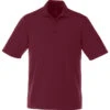 Elevate Men's Maroon Dade Short Sleeve Polo