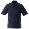 Elevate Men's Navy Dade Short Sleeve Polo Tall