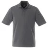 Elevate Men's Steel Grey Dade Short Sleeve Polo Tall -Elevate TM16398T Steel Grey F
