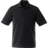 Elevate Men's Black Dade Short Sleeve Polo -Elevate TM16398 Black F