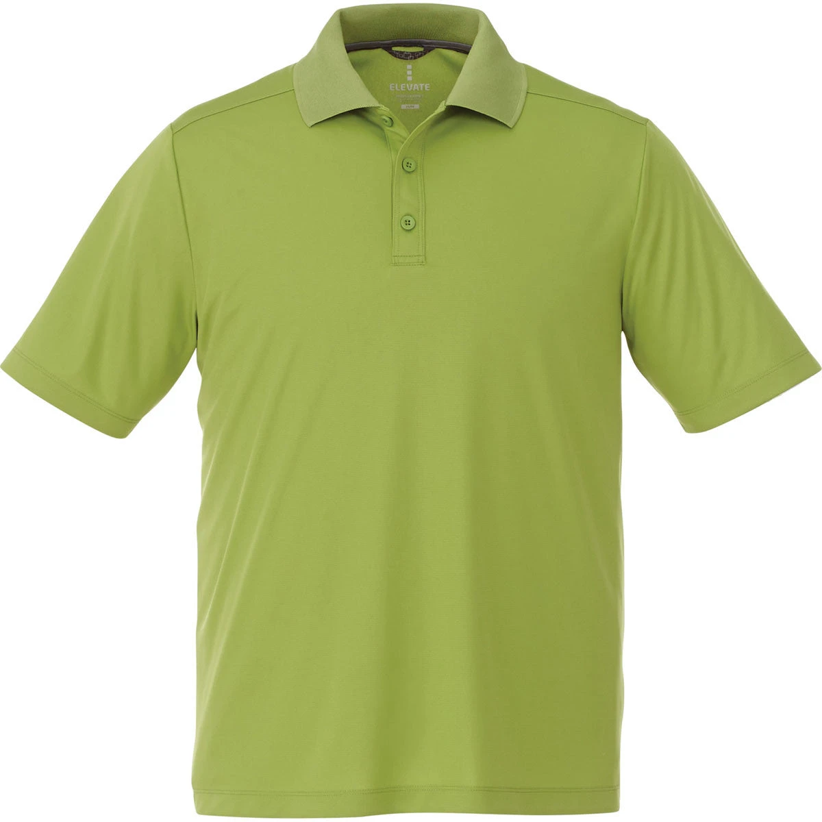 Elevate Men's Dark Citron Green Dade Short Sleeve Polo 3 Elevate Men's Dark Citron Green Dade Short Sleeve Polo