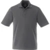 Elevate Men's Steel Grey Dade Short Sleeve Polo -Elevate TM16398 Steel Grey F