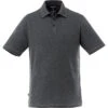 Elevate Men's Heather Dark Charcoal Tipton Short Sleeve Polo -Elevate TM16400 Heather Dark Charcoal F