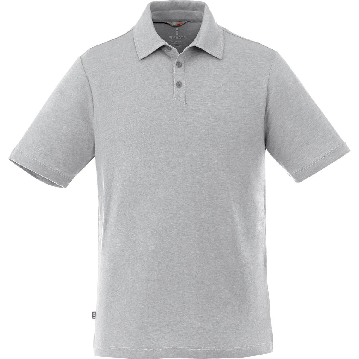Elevate Men's Heather Grey Tipton Short Sleeve Polo 3 Elevate Men's Heather Grey Tipton Short Sleeve Polo