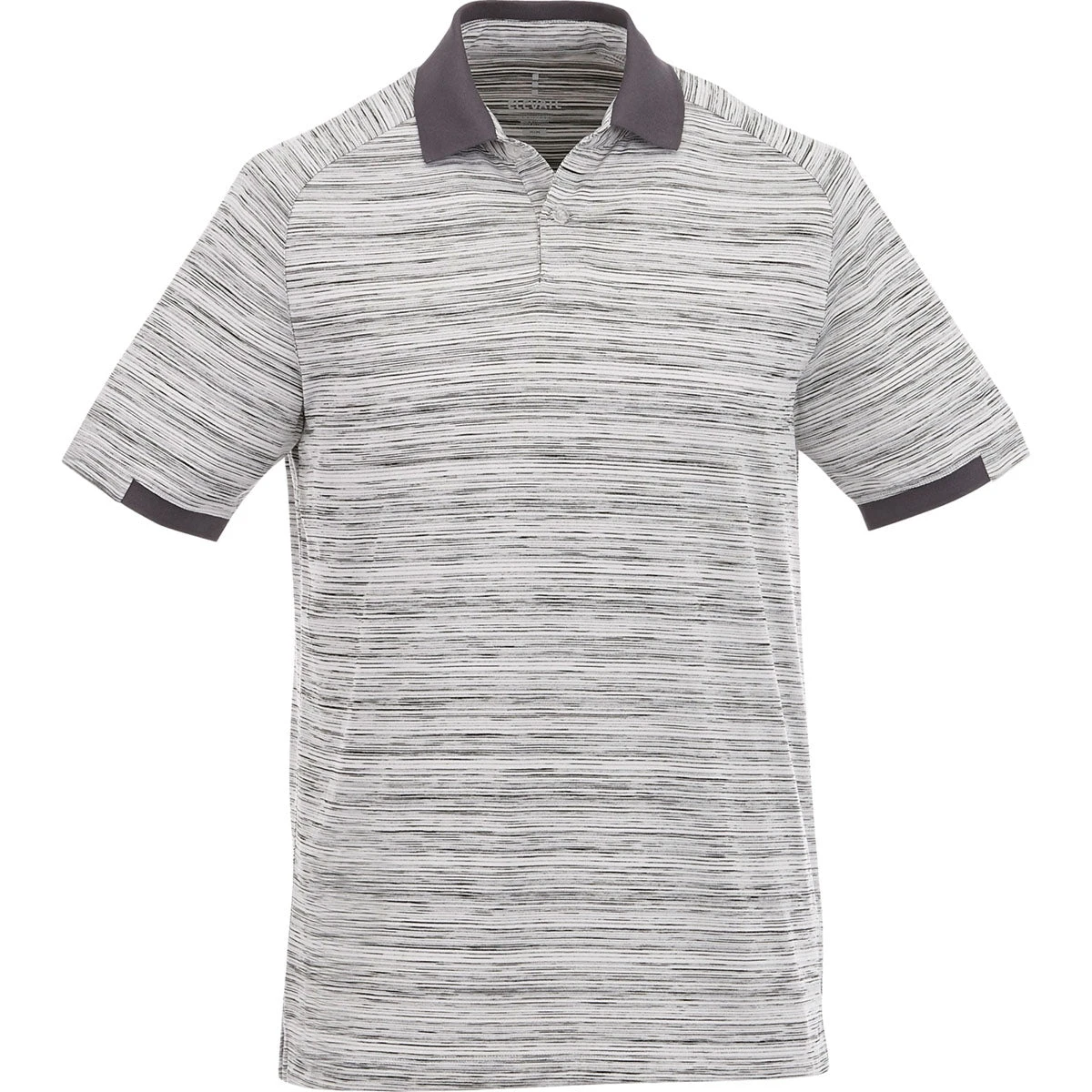 Elevate Men's Heather Grey/Grey Storm Emory Short Sleeve Polo 3 Elevate Men's Heather Grey/Grey Storm Emory Short Sleeve Polo