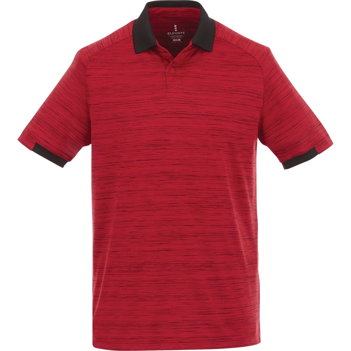 Elevate Men's Vintage Red Heather/Vintage Red Emory Short Sleeve Polo 3 Elevate Men's Vintage Red Heather/Vintage Red Emory Short Sleeve Polo