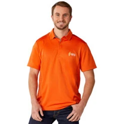Elevate Men's Saffron Piedmont Short Sleeve Polo -Elevate TM16511 270 HTF