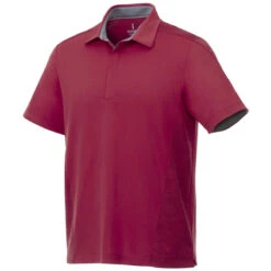 Elevate Men's Vintage Red Piedmont Short Sleeve Polo