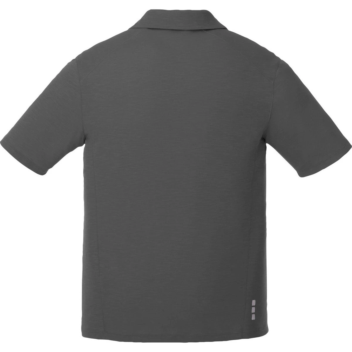 Elevate Men's Anthracite Jepson Short Sleeve Polo 4 Elevate Men's Anthracite Jepson Short Sleeve Polo - Image 2